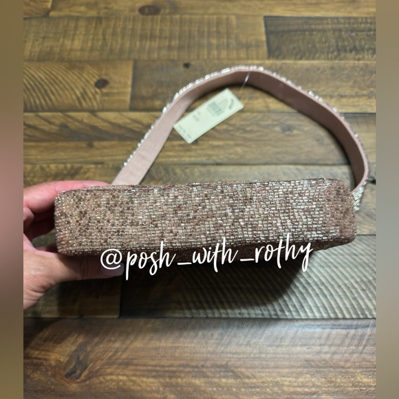 Anthropologie The Fiona Shoulder Bag: Metallic Heart Edition, NWT - Picture 7 of 10